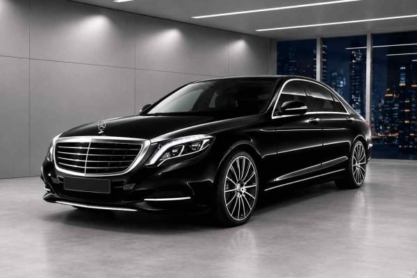 Mercedes S Class chauffeur service in Dubai with professional driver